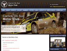Tablet Screenshot of carrickonsuirmotorclub.com